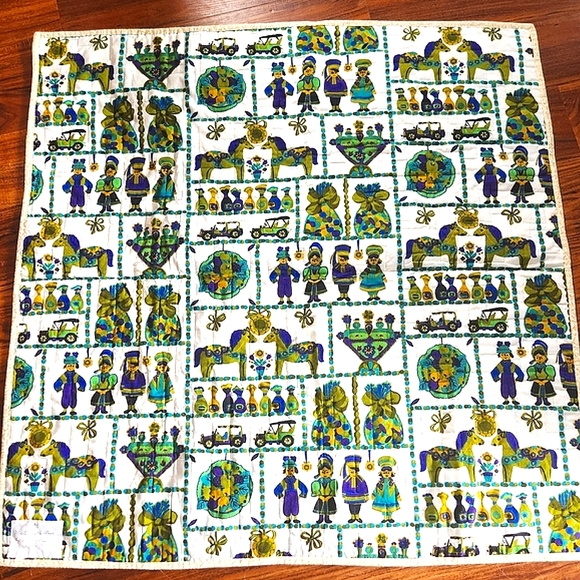 Other - Sale vintage  Russian Folk Art lap quilt
